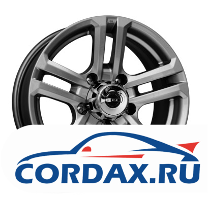 Диск КиК Палладика 7x16 5/139.7 ET5 D98 HB