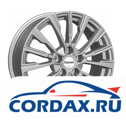 Диск Carwel Базан 7x17 5/114.3 ET45 D60.1 Grey