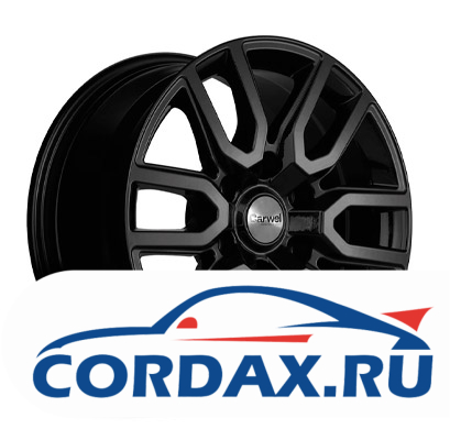 Диск Carwel Барал 8x17 6/139.7 ET30 D106.1 Black