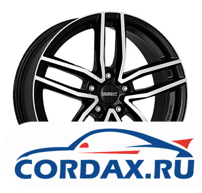 Диск Dezent TR dark 7x17 5/114.3 ET40 D71.6 BFP