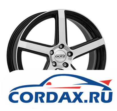 Диск Dotz CP5 dark 8.5x18 5/114.30 ET45 D71.6 BFP