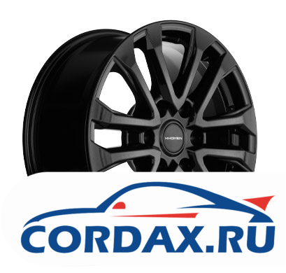 Диск KHOMEN WHEELS 1805 7.5x18 6/139.7 ET20 D106.1 Black