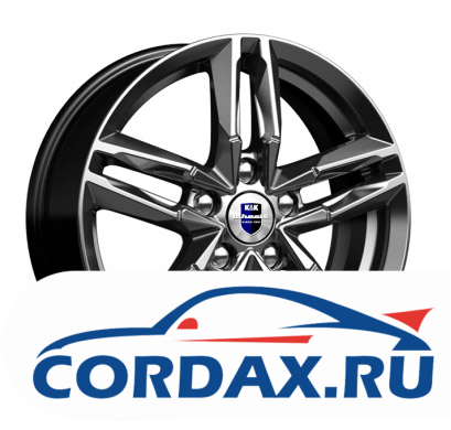 Диск КиК Sayan 6x16 5/100 ET38 D57.1 HB