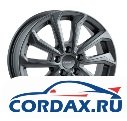 Диск Dezent KS graphite 7.5x18 5/112 ET50 D70.1 Grap_Matt