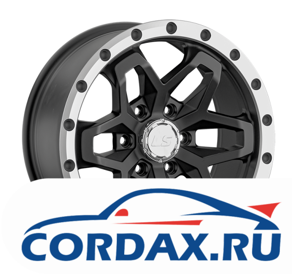 Диск LS LS 1350 9x18  6/139,7 ET15 D106,1 MBL