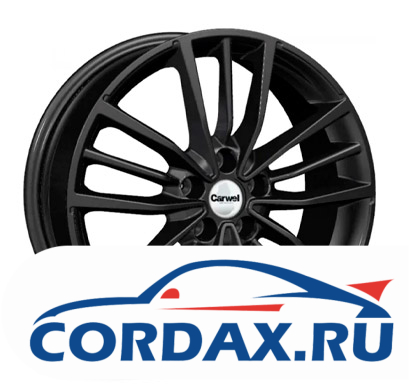 Диск Carwel Крет 7x18 5/114.3 ET40 D66.5 Black