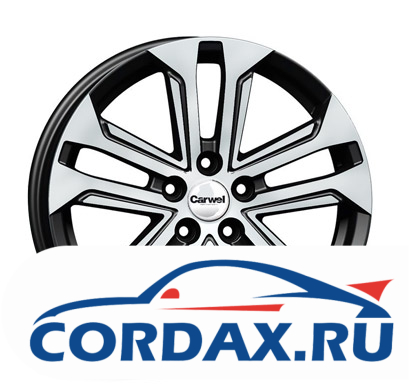 Диск Carwel Витус 7x18 5/114.3 ET37 D66.6 BFP