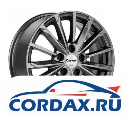 Диск Carwel Тевриз 6.5x16 5/108 ET43 D65.1 Black