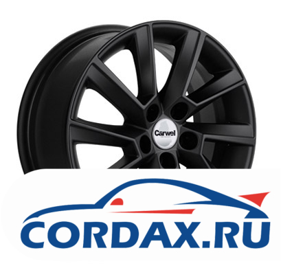 Диск Carwel Сатурн 6x15 5/100 ET40 D57.1 Black