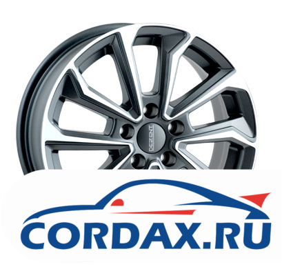 Диск Dezent KS dark 7.5x18 5/114.3 ET45 D60.1 HBFP